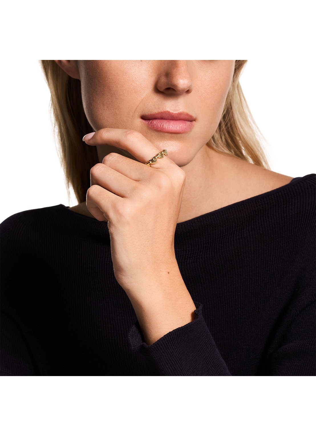 Armani Ring verguld EGS3332710 - detail 2 goud