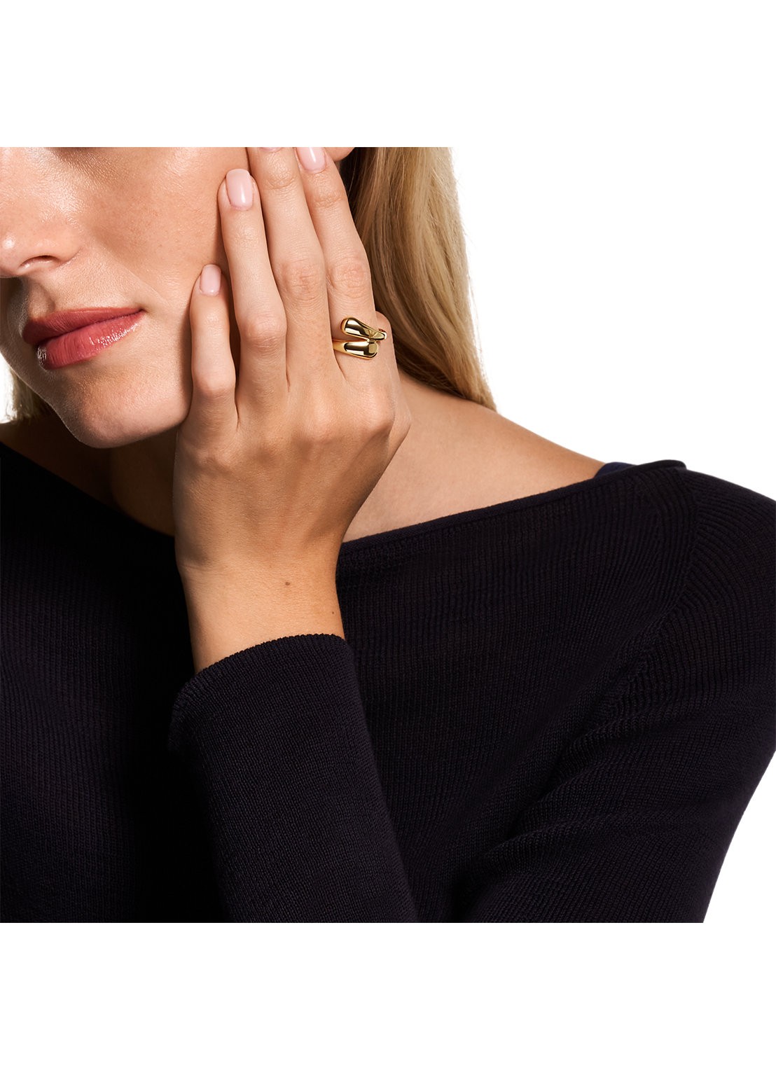 Armani Ring verguld EGS3338710 - detail 2 goud