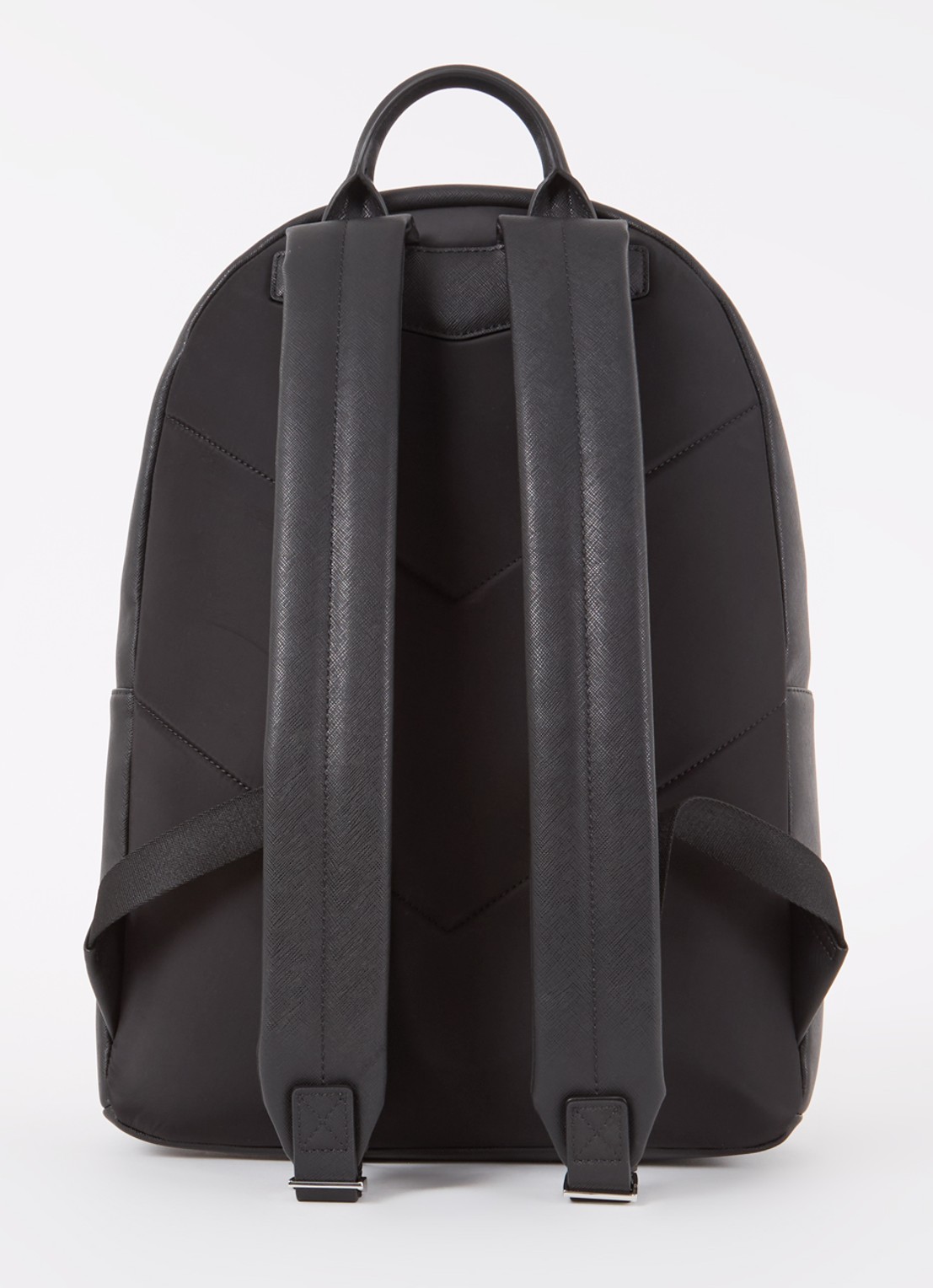 Armani Rugzak met 17 inch laptopzak  - achterkant 2 zwart