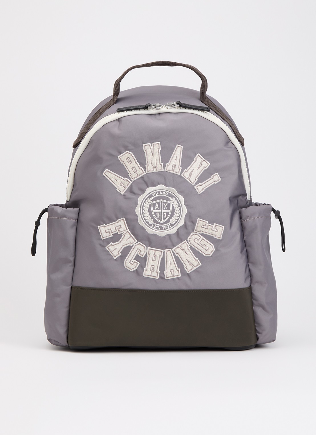 Armani Rugzak met logo - voorkant 3 grijs