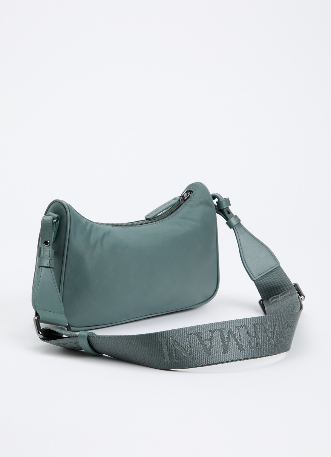 Armani Schoudertas met logo - achterkant 3 zeegroen