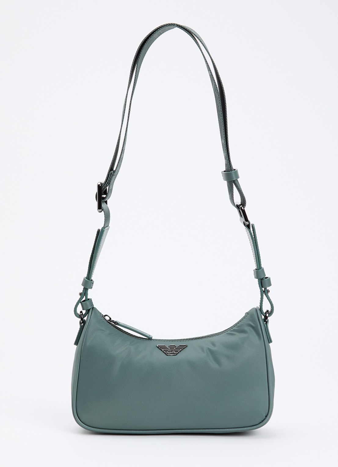 Armani Schoudertas met logo - voorkant 4 zeegroen