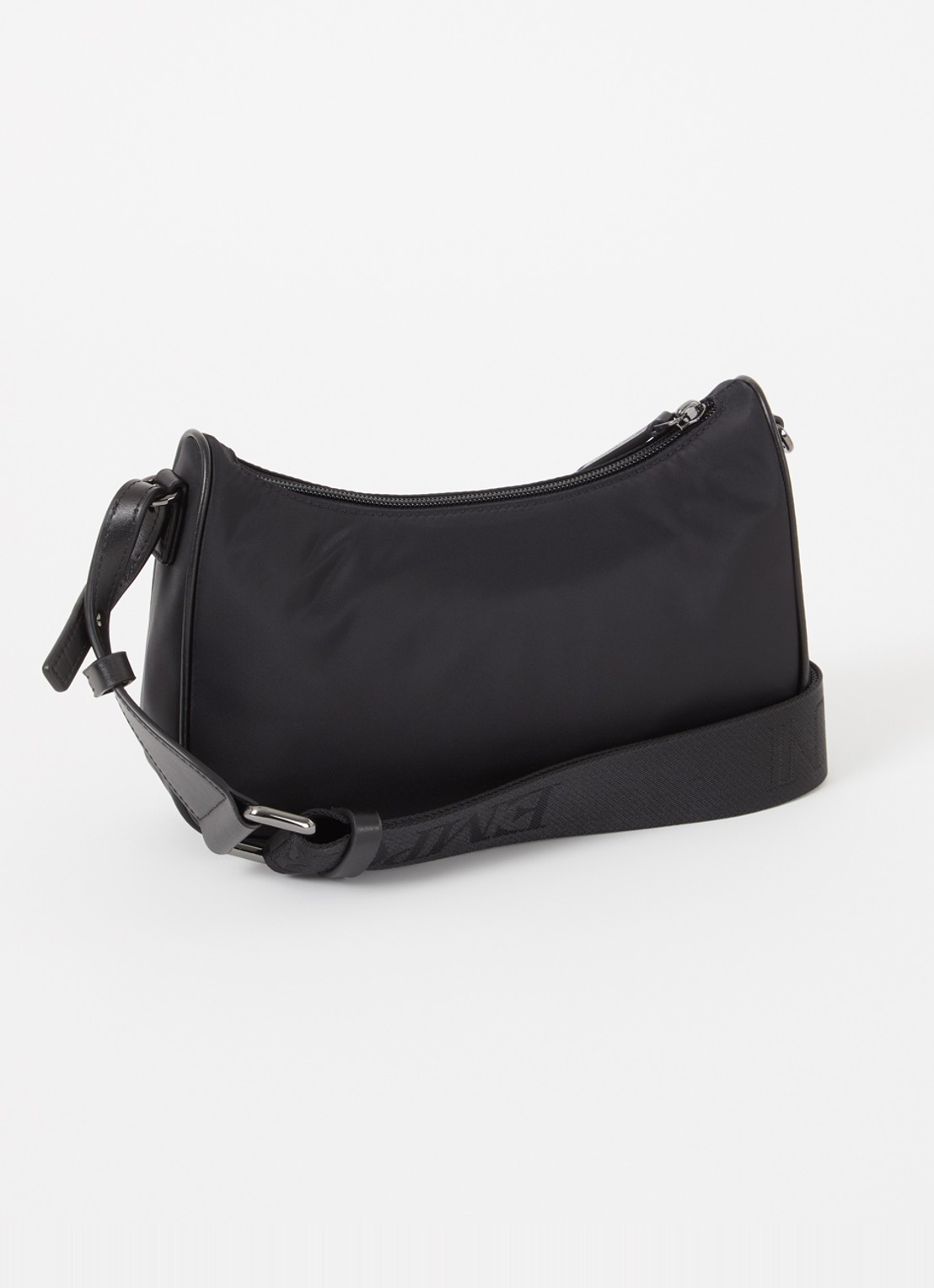 Armani Schoudertas met logo - achterkant 2 zwart