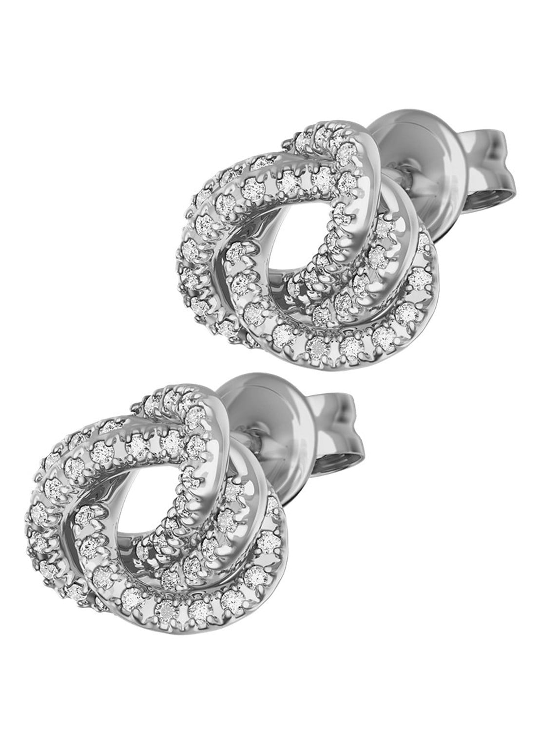 Armani Sentimental oorknopjes EGS3423040 - voorkant zilver