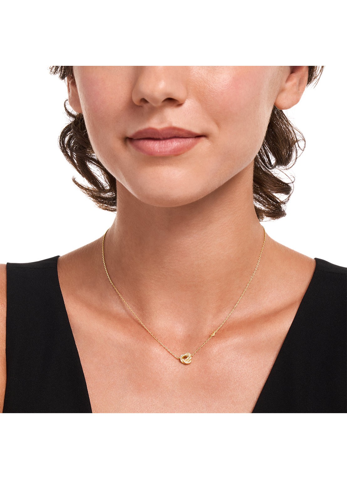 Armani Sentimental verguld ketting EGS3424710 - detail 2 goud