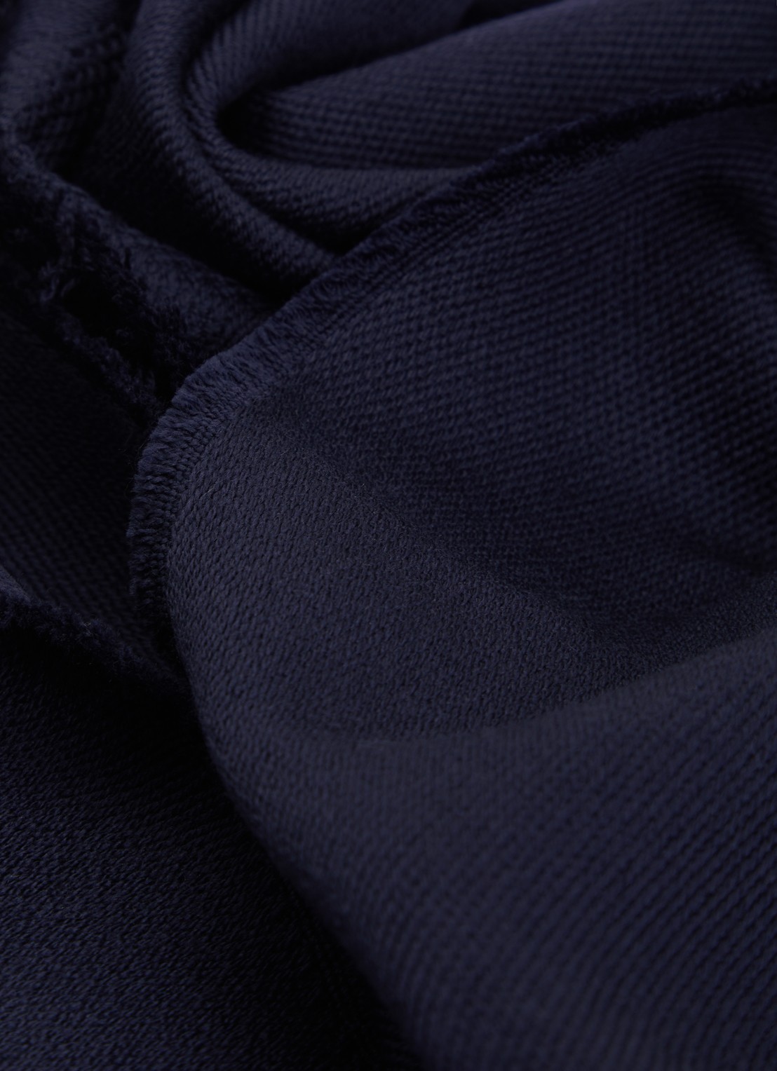Armani Sjaal van scheerwol 180 x 26 cm - detail 3 donkerblauw