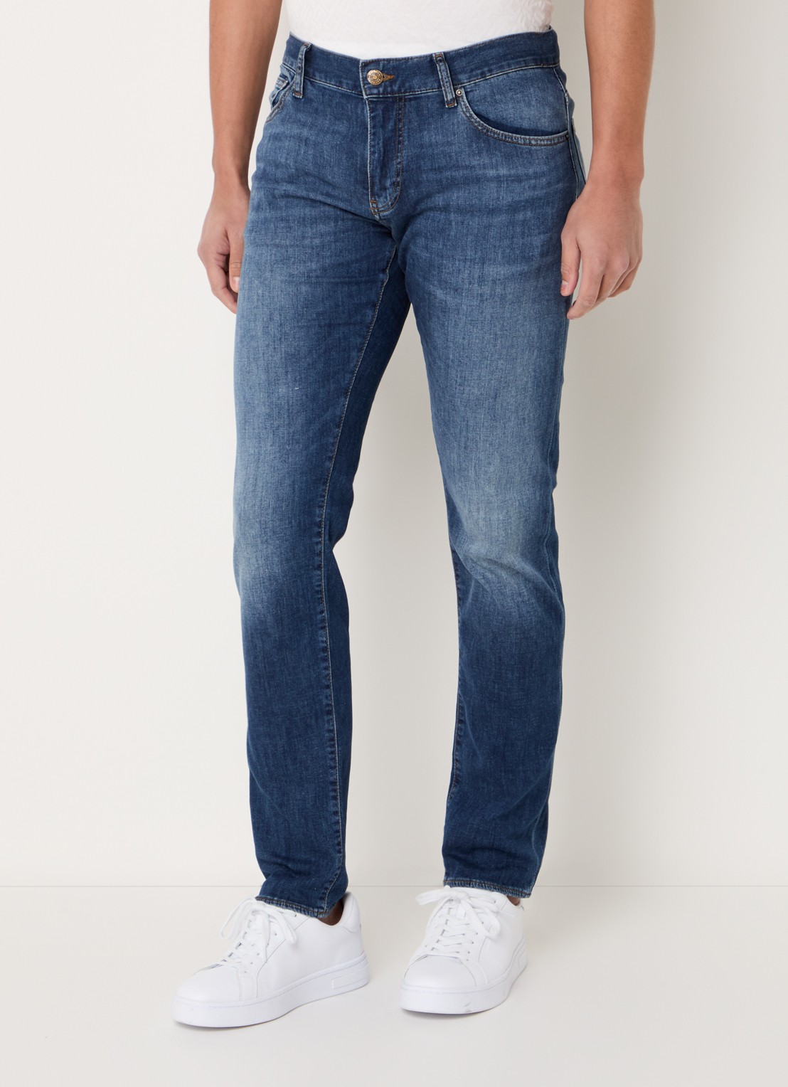 Armani Skinny jeans met steekzakken - detail 2 indigo