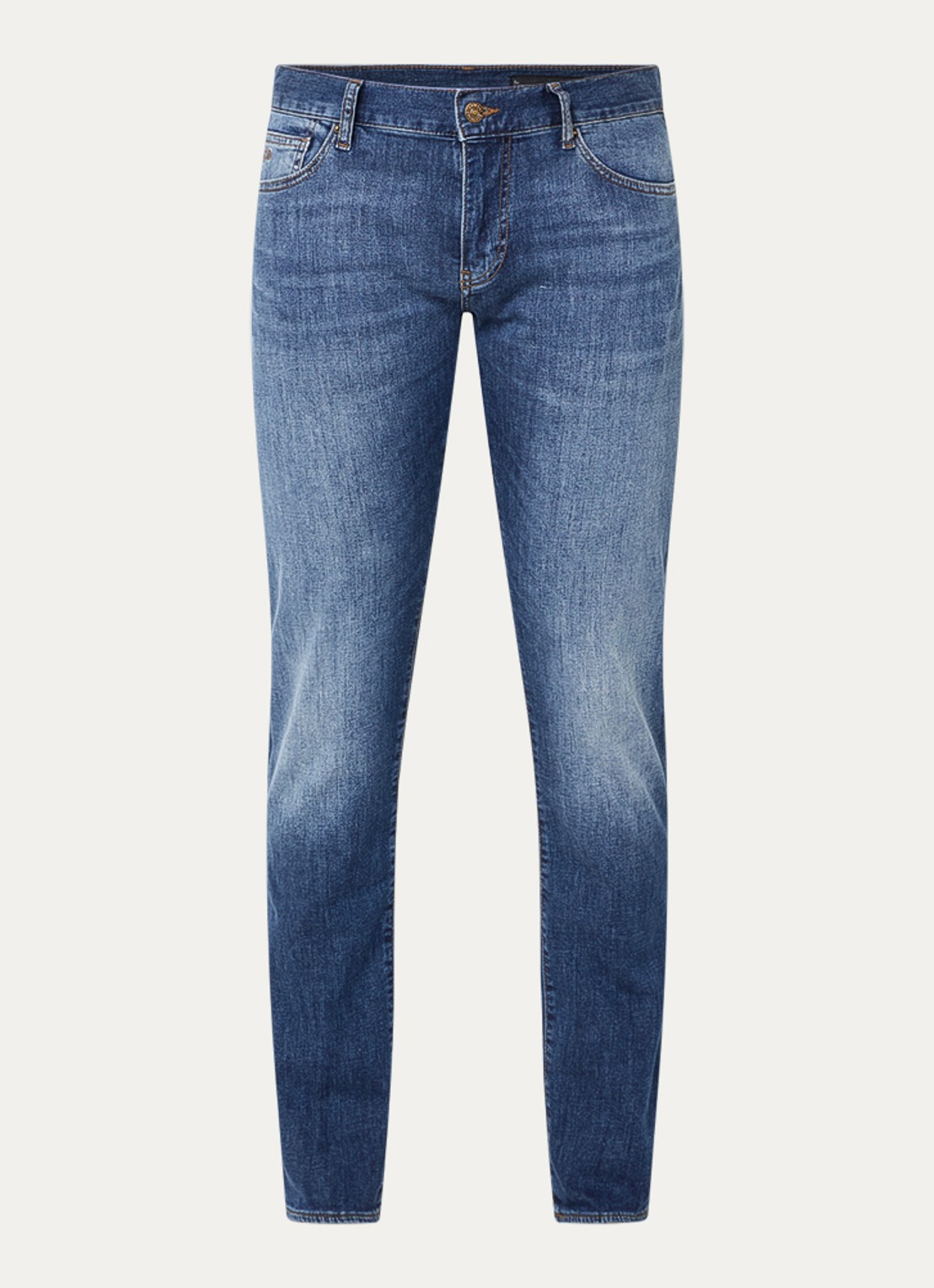Armani Skinny jeans met steekzakken - voorkant 4 indigo