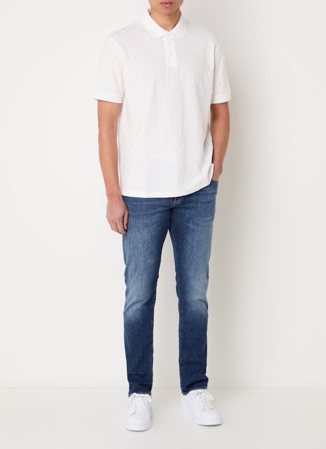 Armani Skinny jeans met steekzakken - voorkant 5 indigo