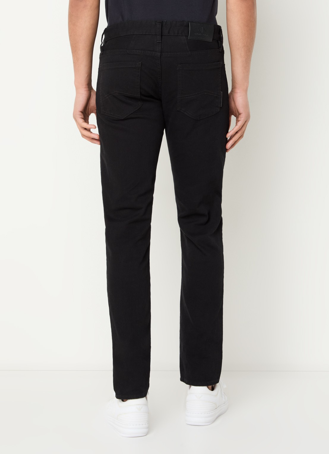 Armani Skinny jeans met steekzakken - achterkant 5 zwart