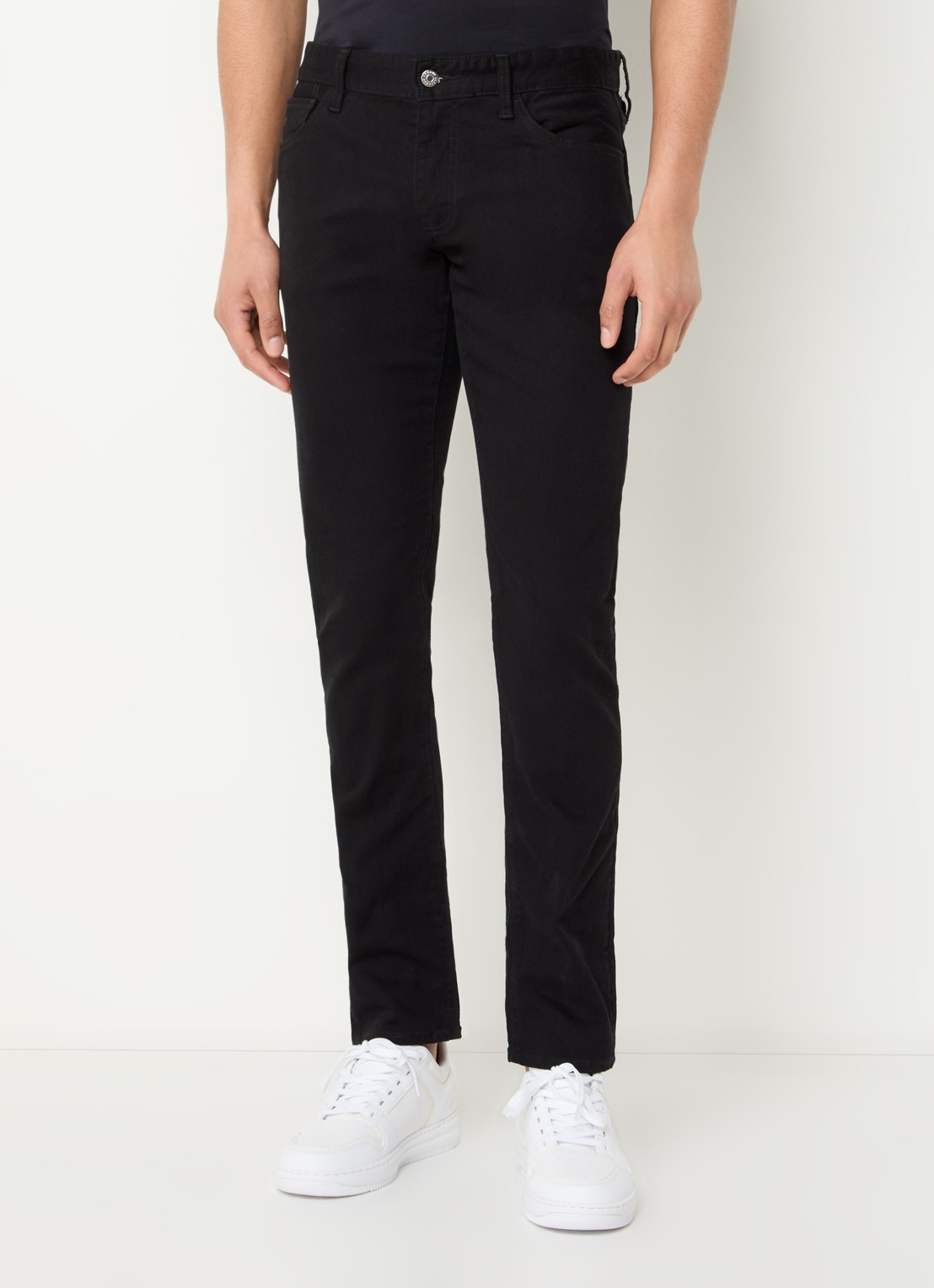 Armani Skinny jeans met steekzakken - detail 3 zwart
