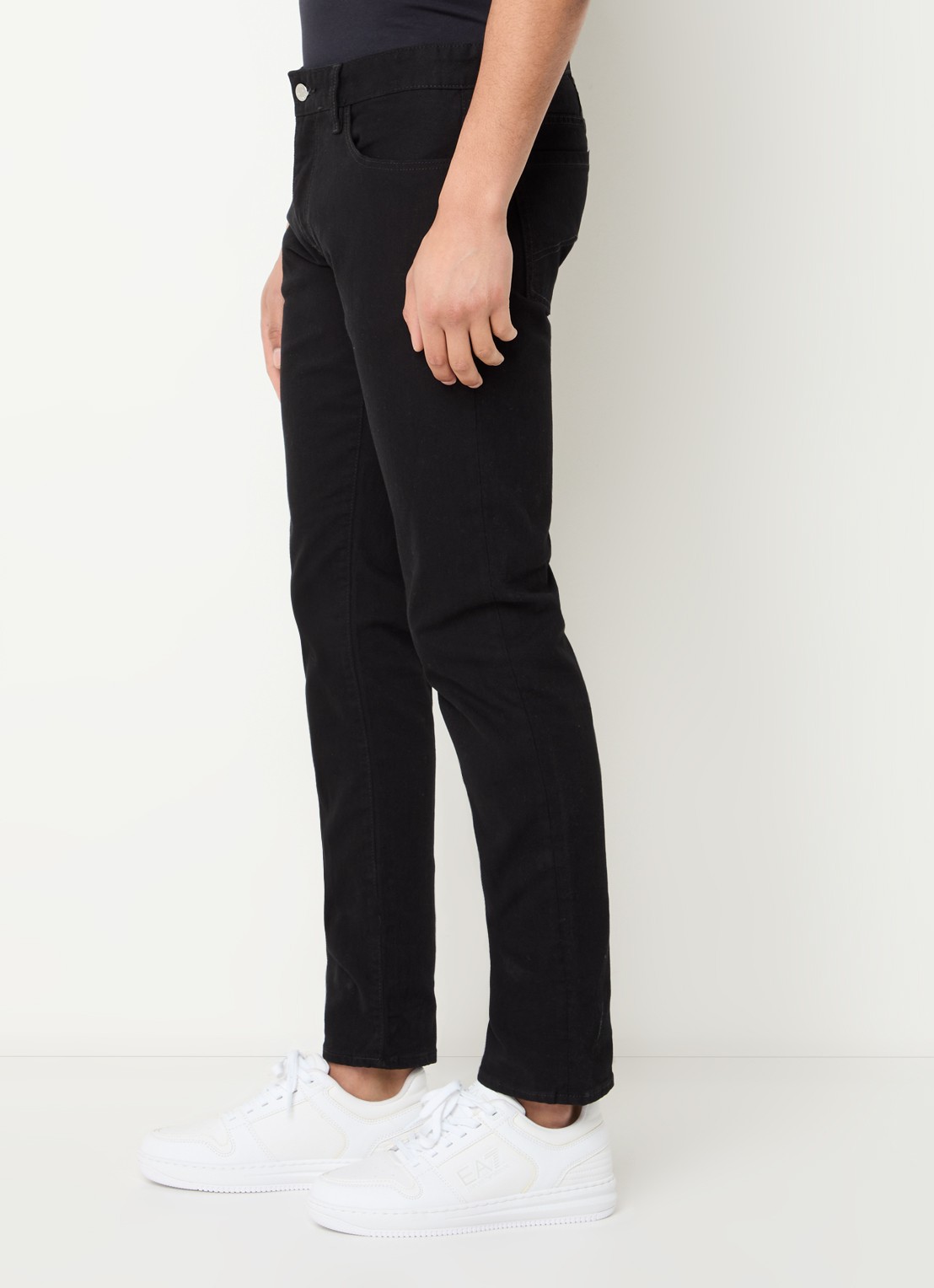 Armani Skinny jeans met steekzakken - detail 4 zwart