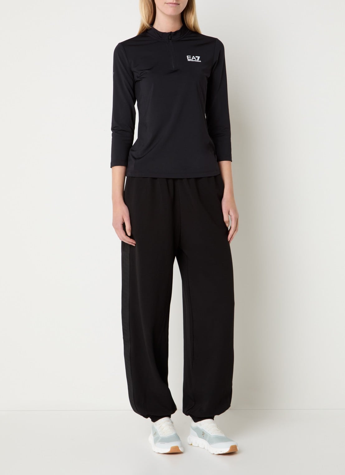 Armani Skipully met logo - voorkant 3 zwart