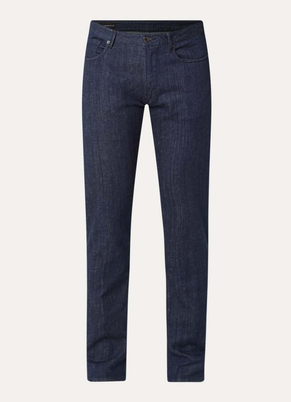 Armani Slim fit jeans met steekzakken - voorkant 3 blauw
