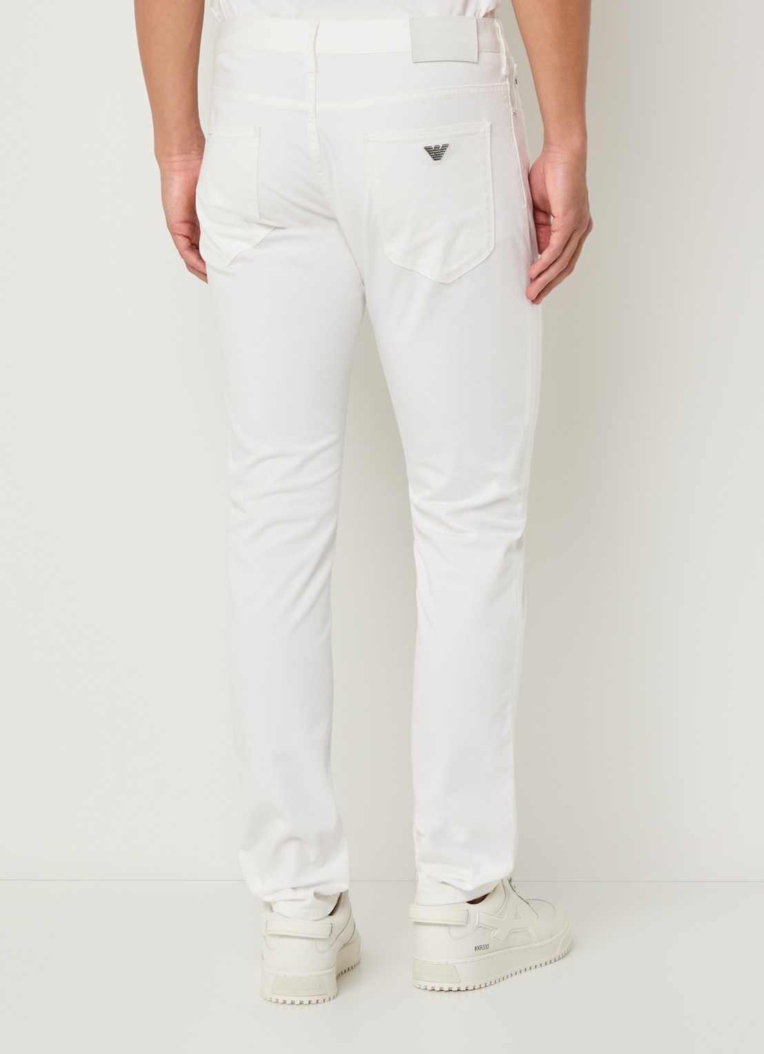 Armani Slim fit jeans met steekzakken - achterkant 3 wit