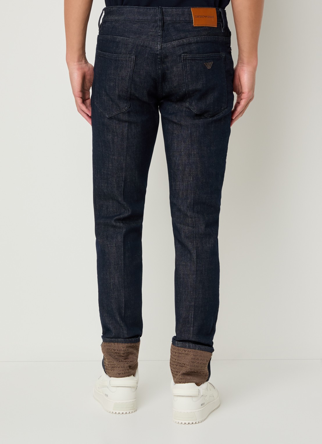 Armani Slim fit jeans met steekzakken - achterkant 5 paars