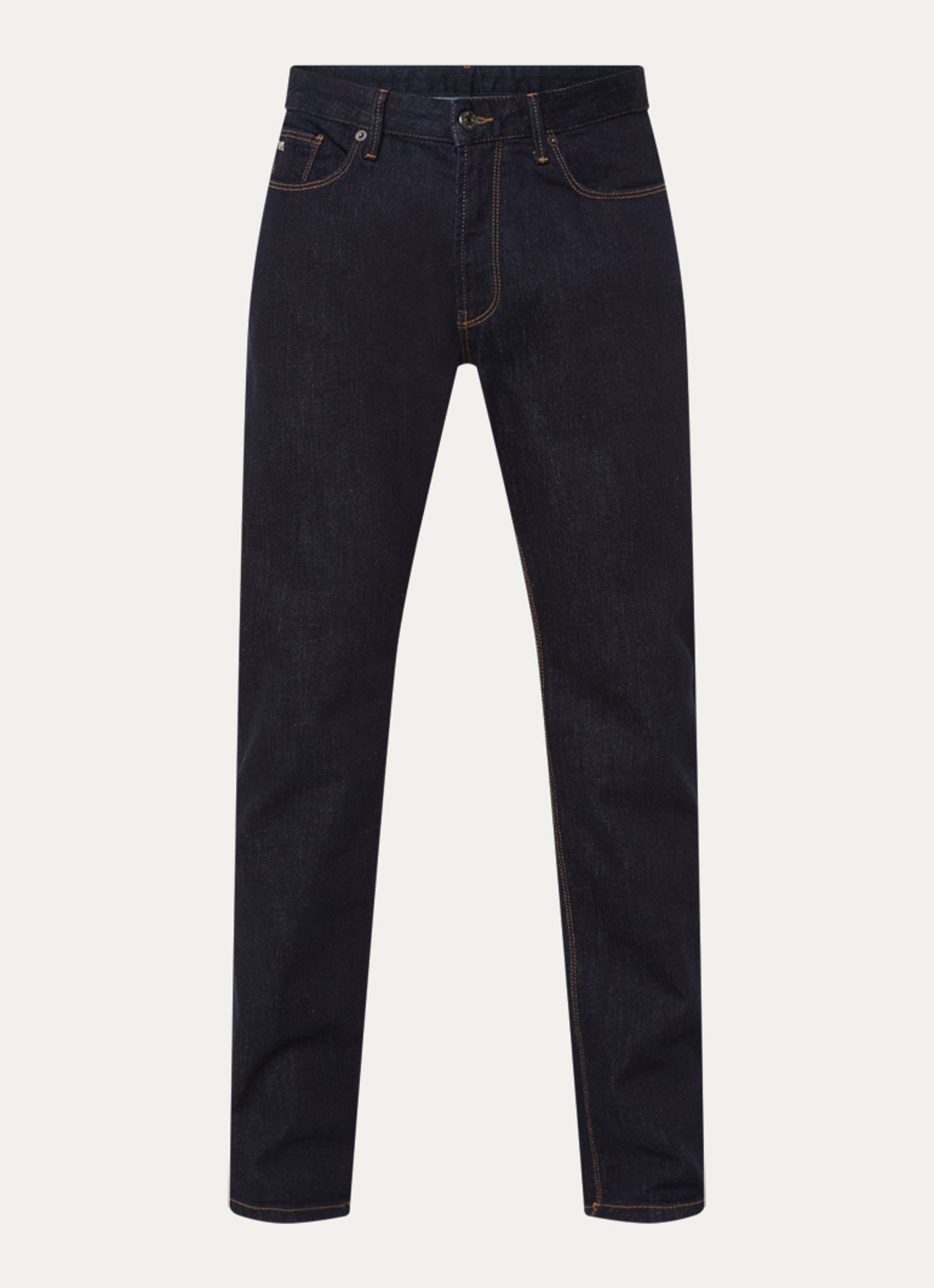 Armani Slim fit jeans met steekzakken - voorkant 2 indigo