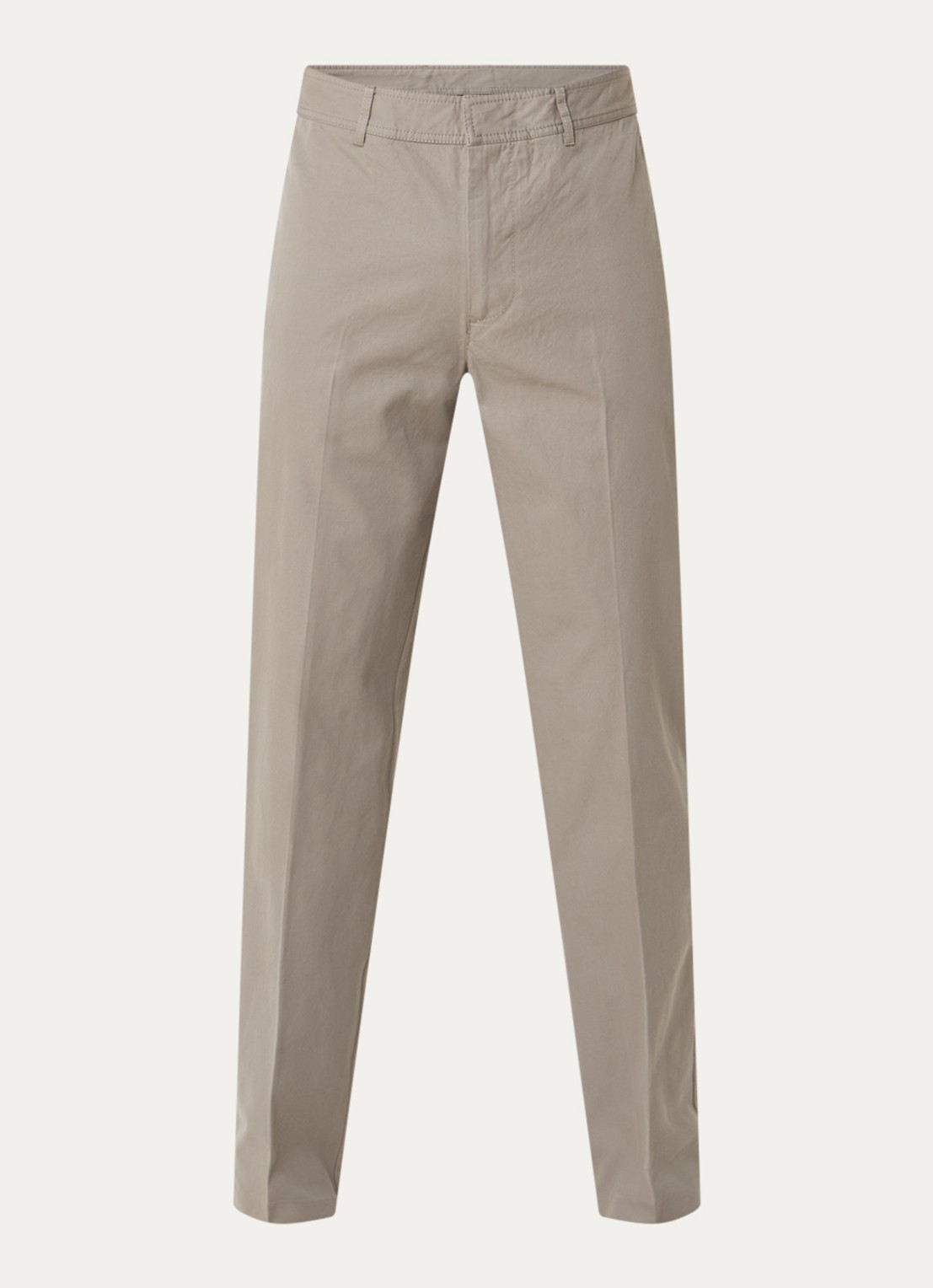 Armani Slim fit pantalon met steekzakken - voorkant 4 zwart
