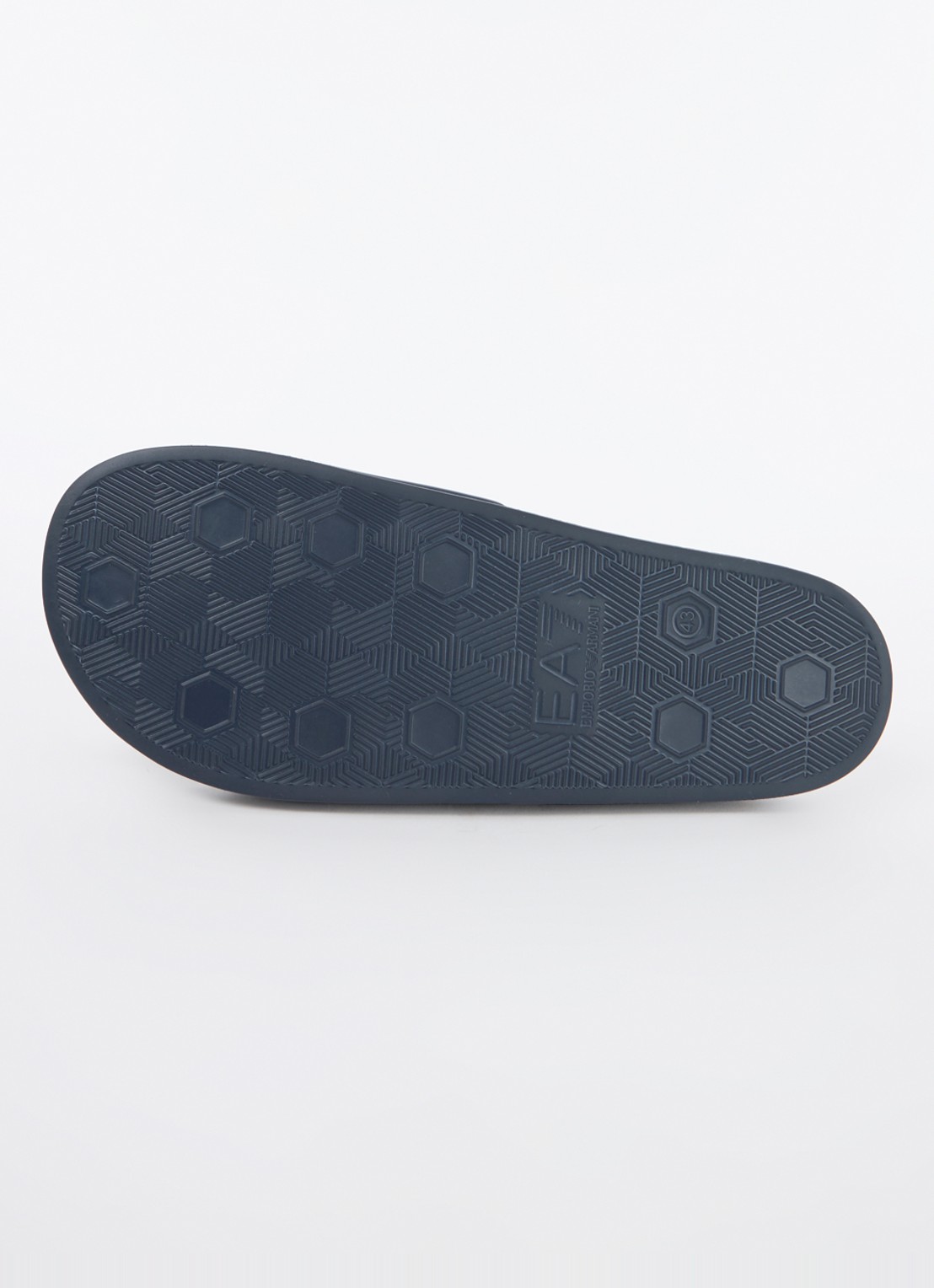 Armani Slipper met logo - detail 5 donkerblauw