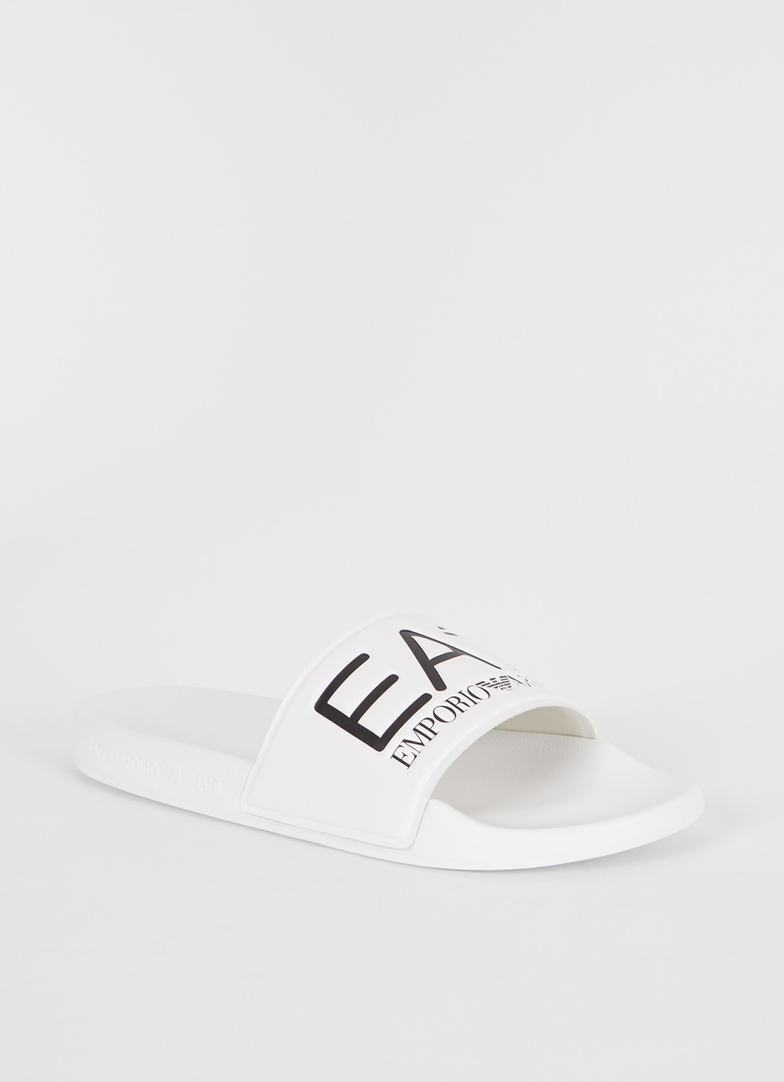 Armani Slipper met logo - voorkant 5 wit