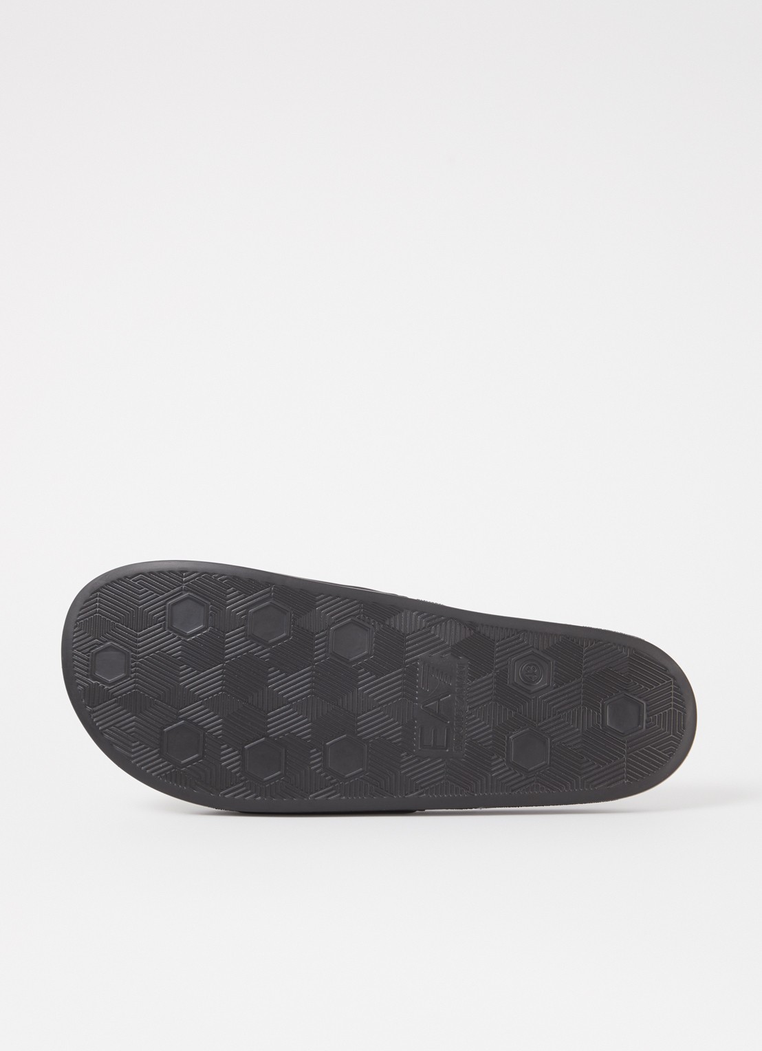 Armani Slipper met logo - achterkant 5 zwart