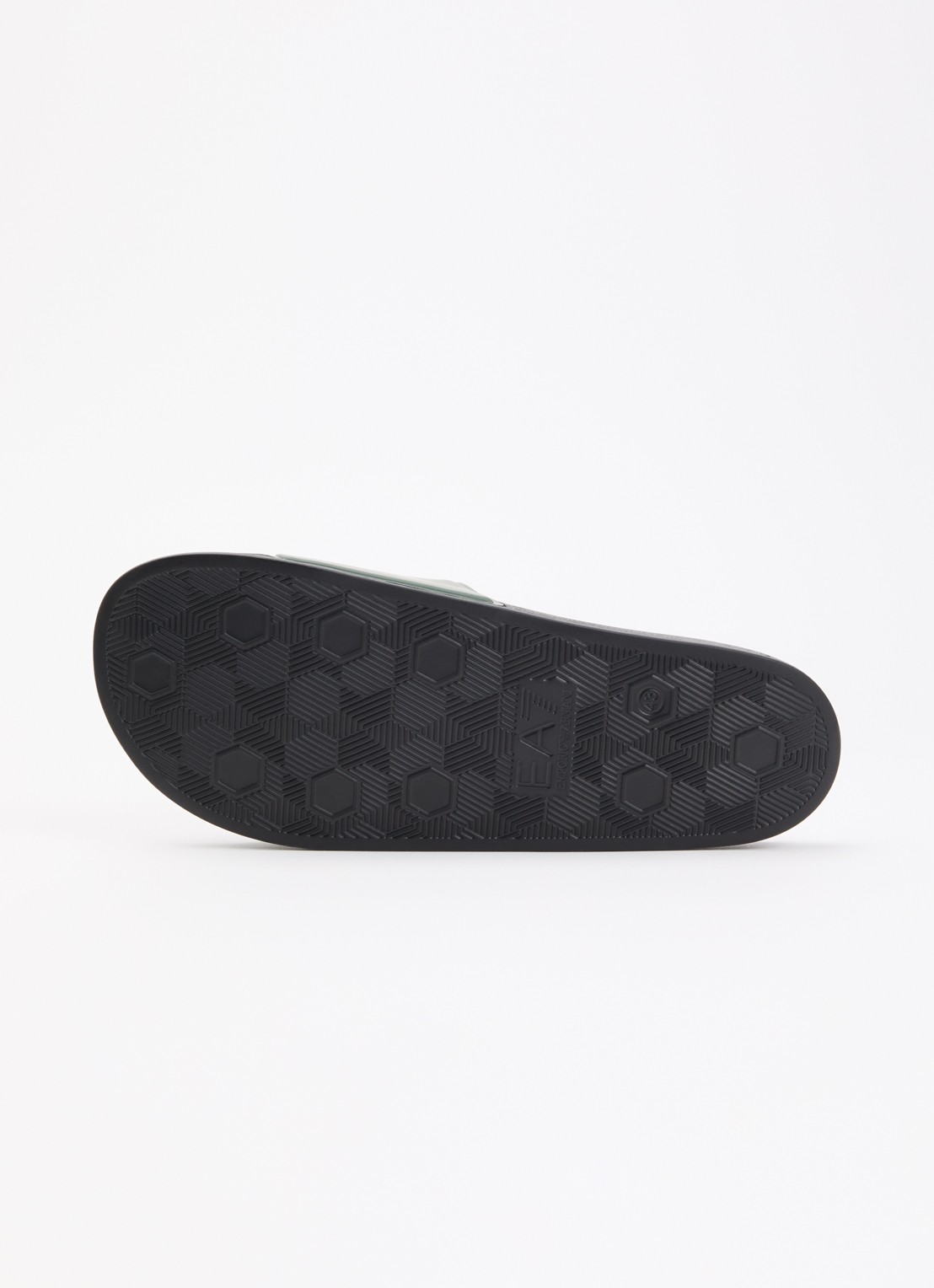 Armani Slipper met logo - detail 4 donkergroen