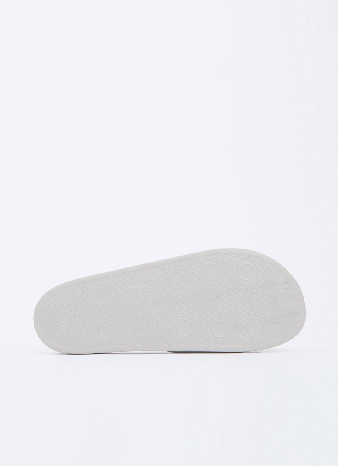 Armani Slipper met logo - detail 4 lichtgrijs