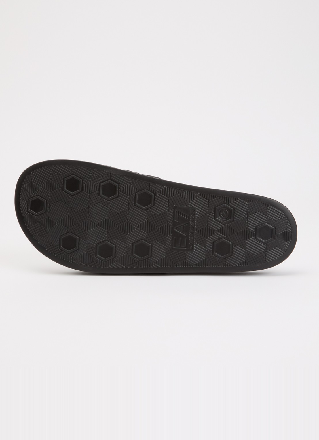 Armani Slipper met logo - detail 5 antraciet