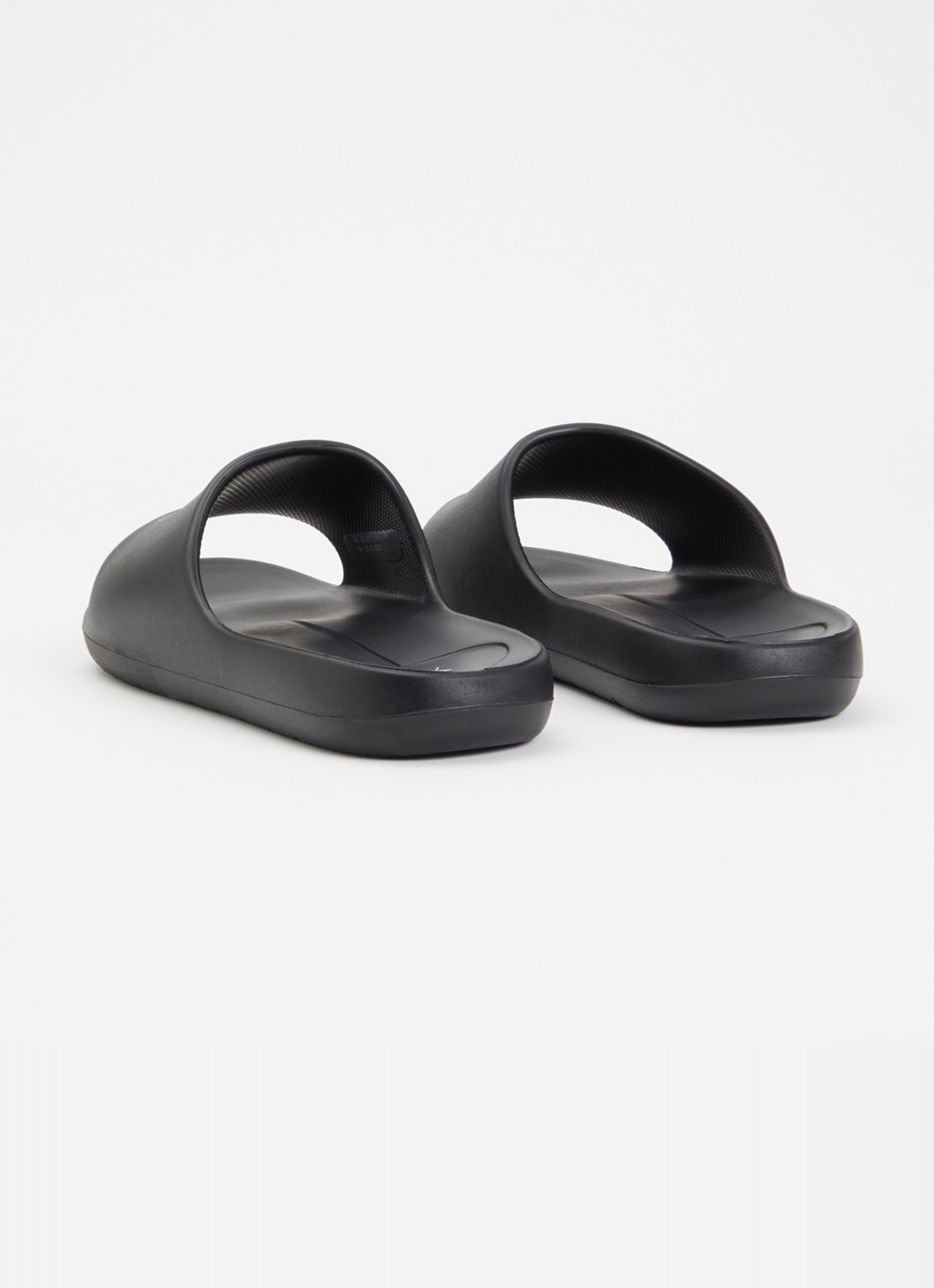 Armani Slipper met logo - achterkant 5 zwart