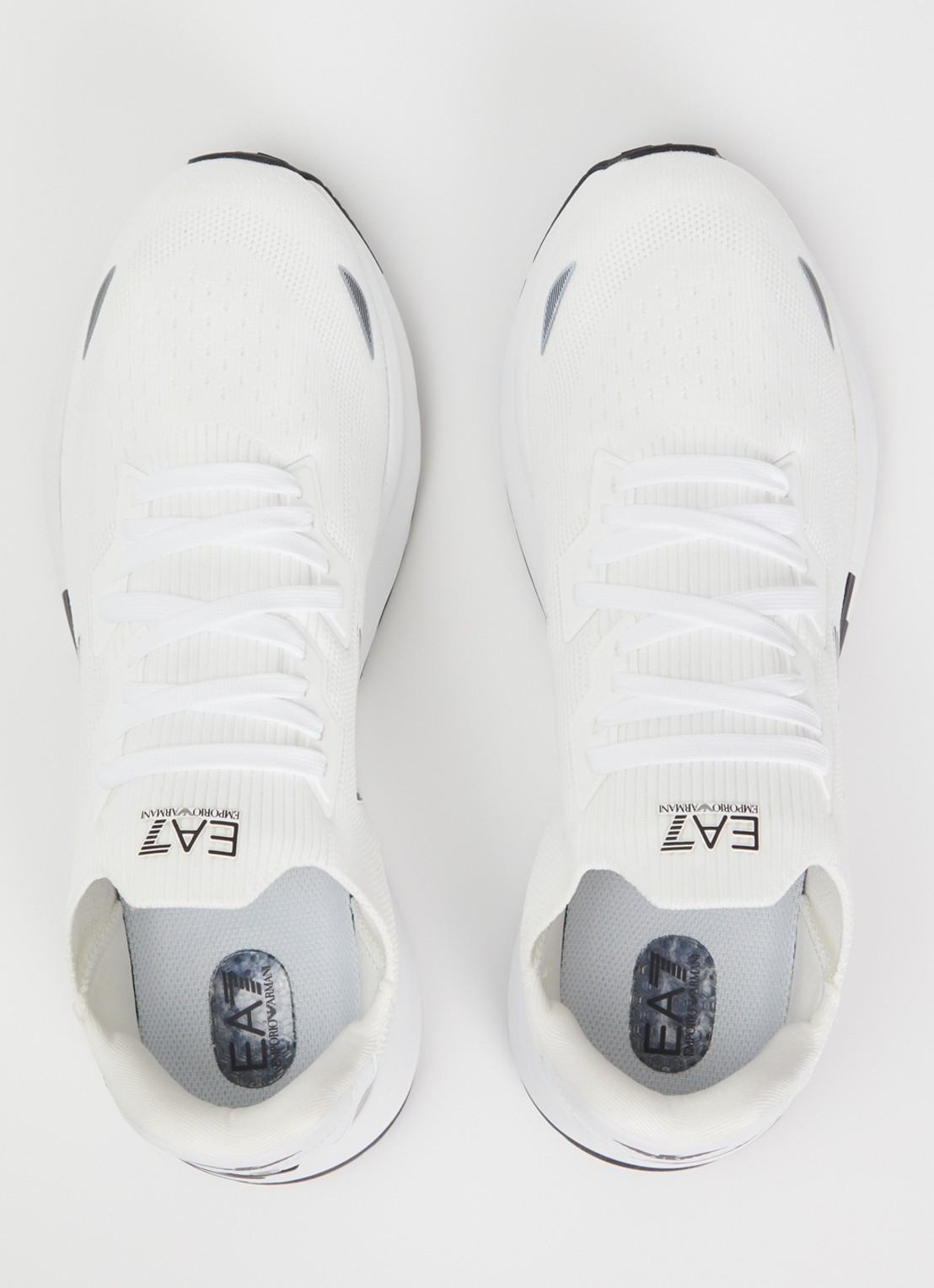 Armani Sneaker met gebreid bovenwerk - detail 4 wit