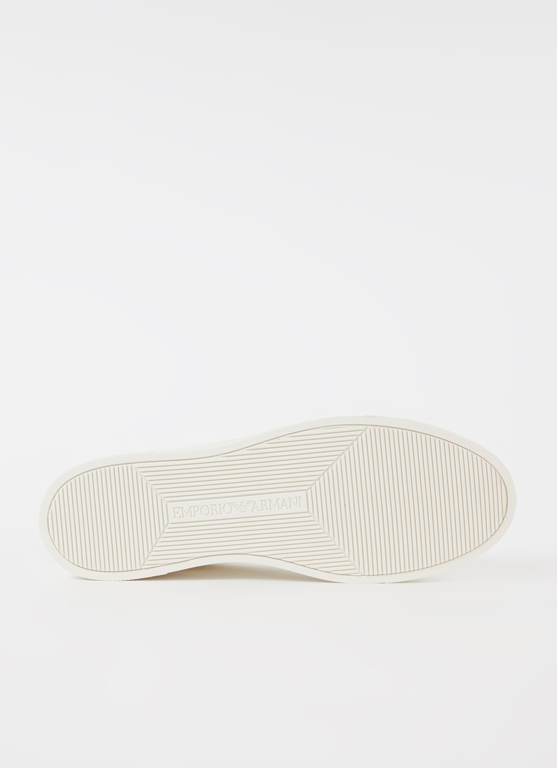Armani Sneaker met leren details - detail 5 gebroken wit