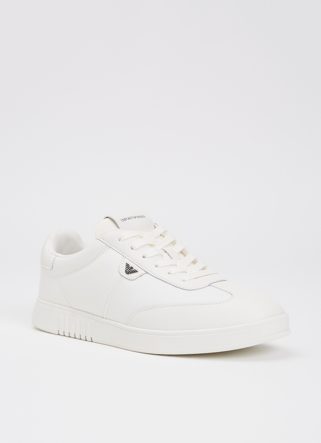 Armani Sneaker met leren details - voorkant 2 wit