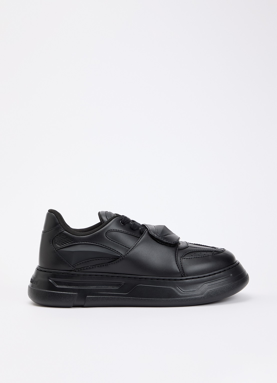 Armani Sneaker met logo - voorkant zwart