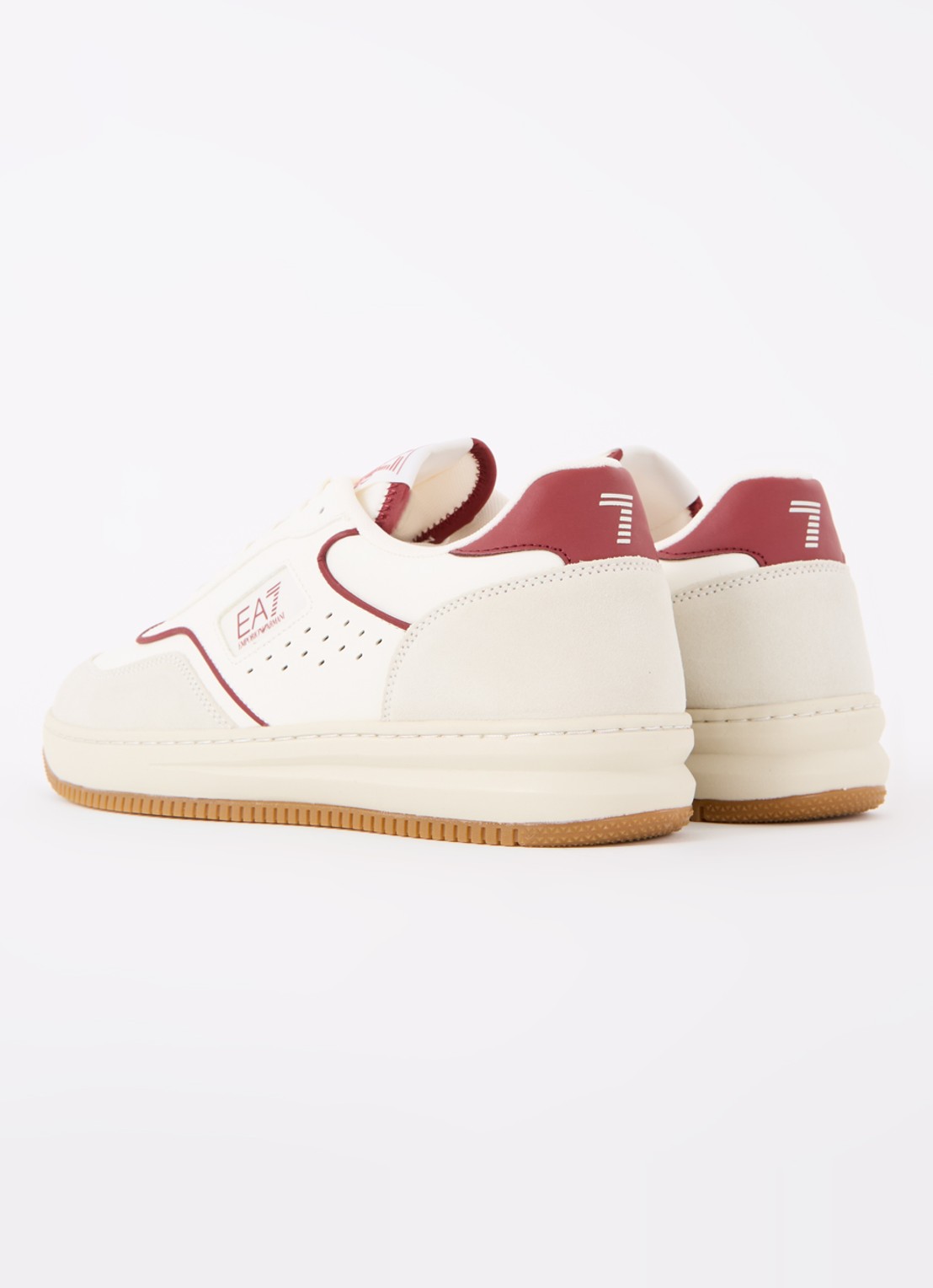 Armani Sneaker met logo - achterkant 4 rood