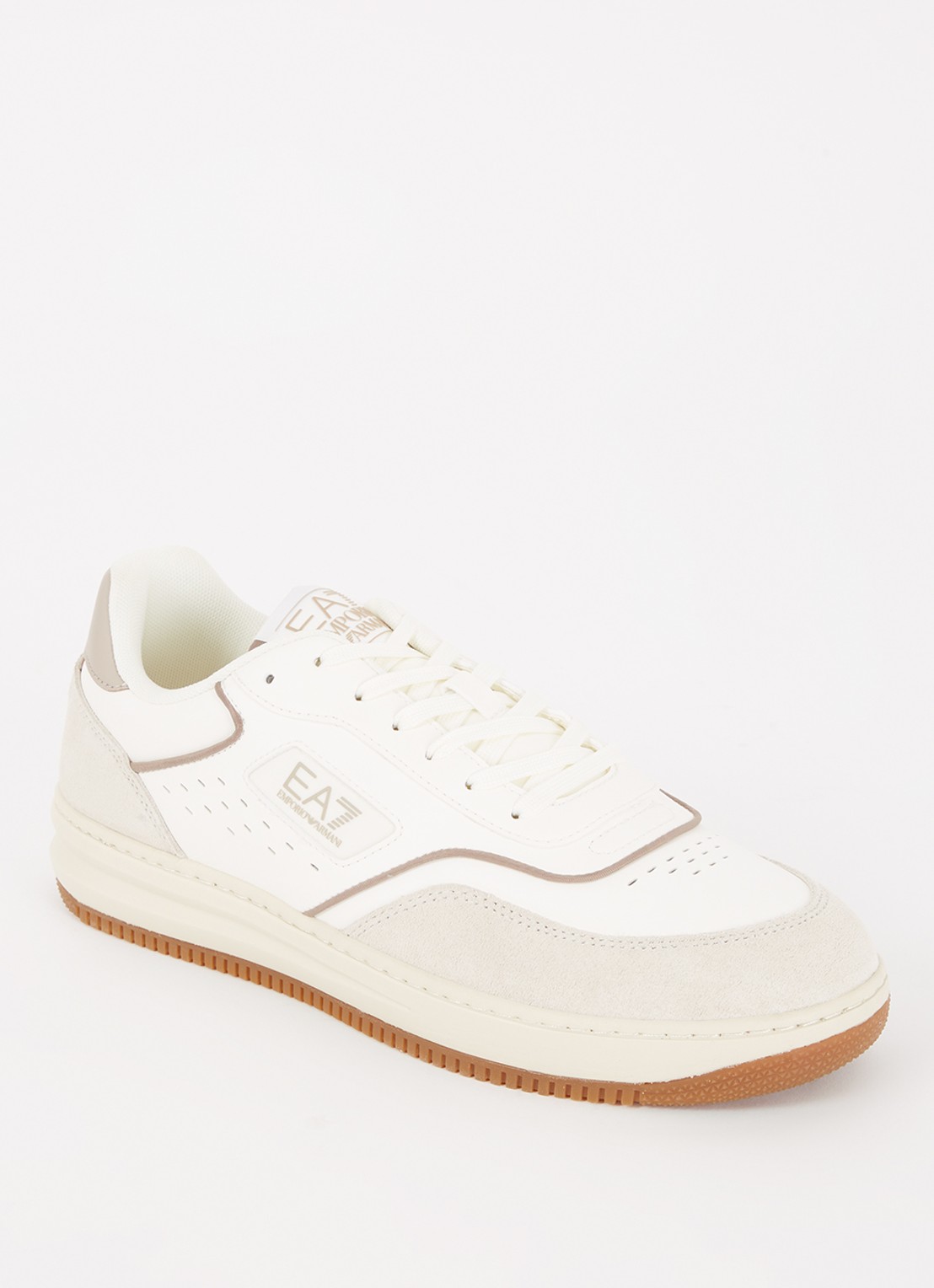 Armani Sneaker met logo - voorkant 5 lichtbruin