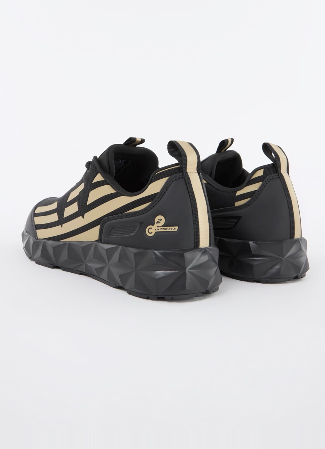 Armani Sneaker met logo - achterkant zwart