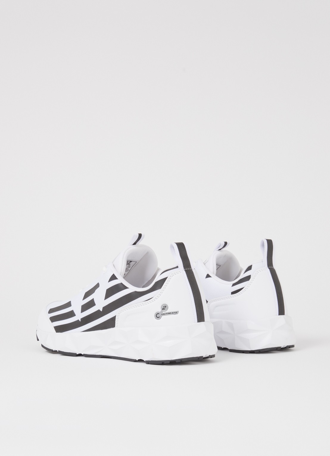 Armani Sneaker met logo - achterkant 2 wit