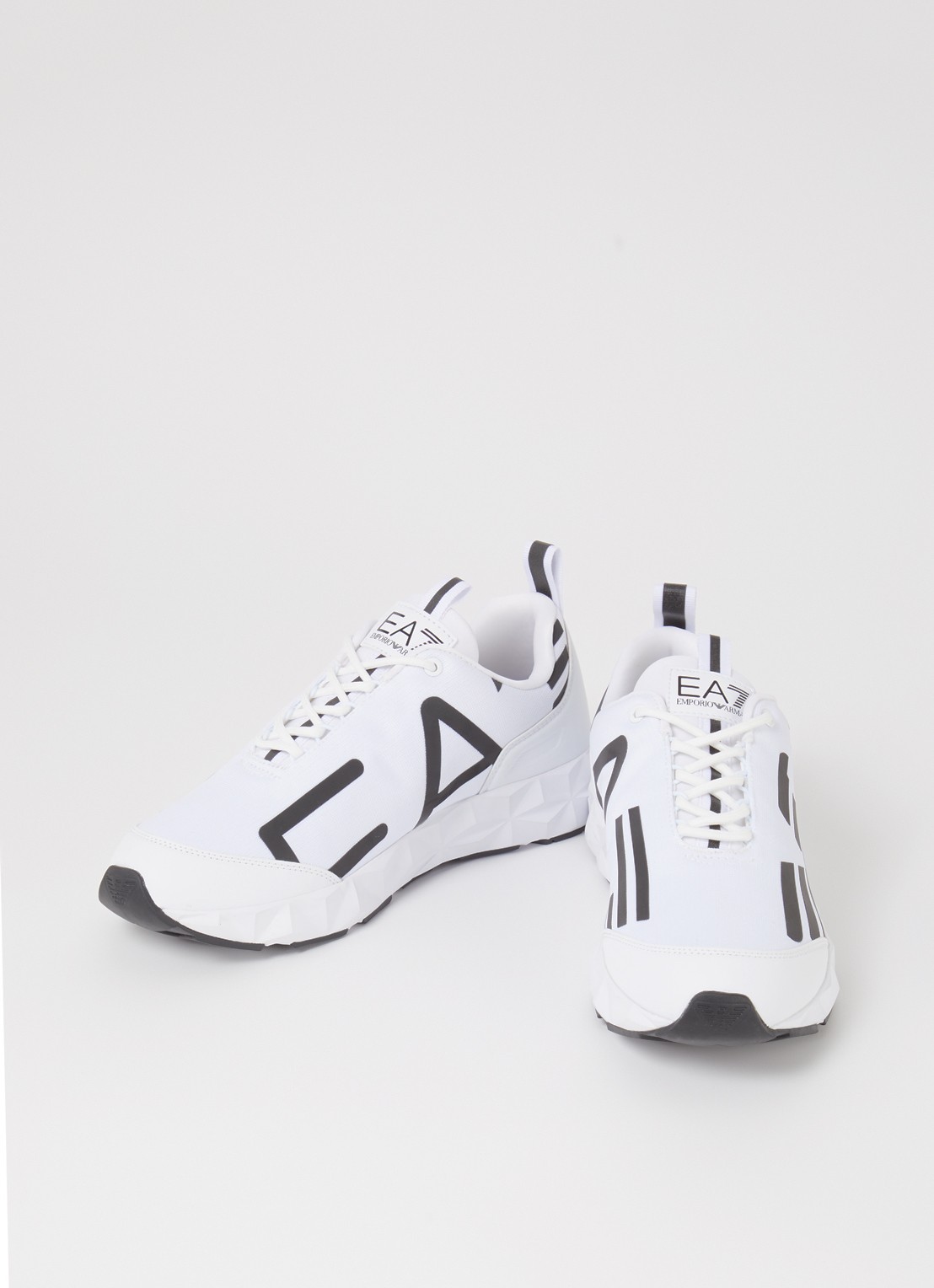 Armani Sneaker met logo - detail 3 wit