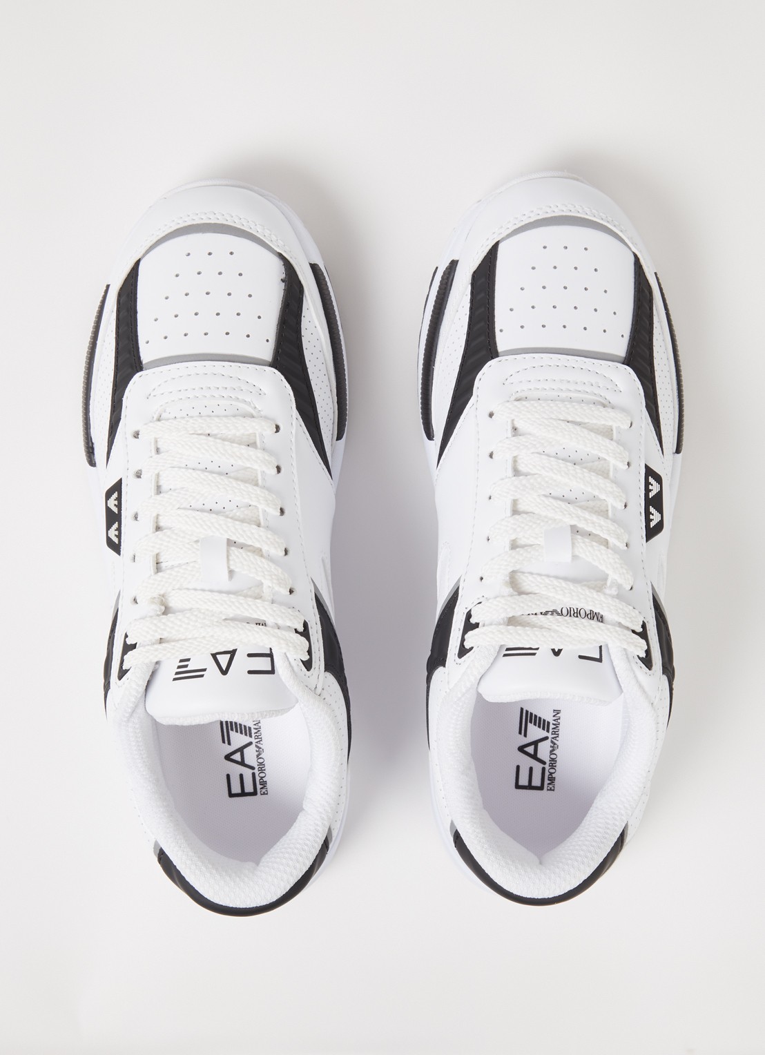 Armani Sneaker met logo - detail 2 wit