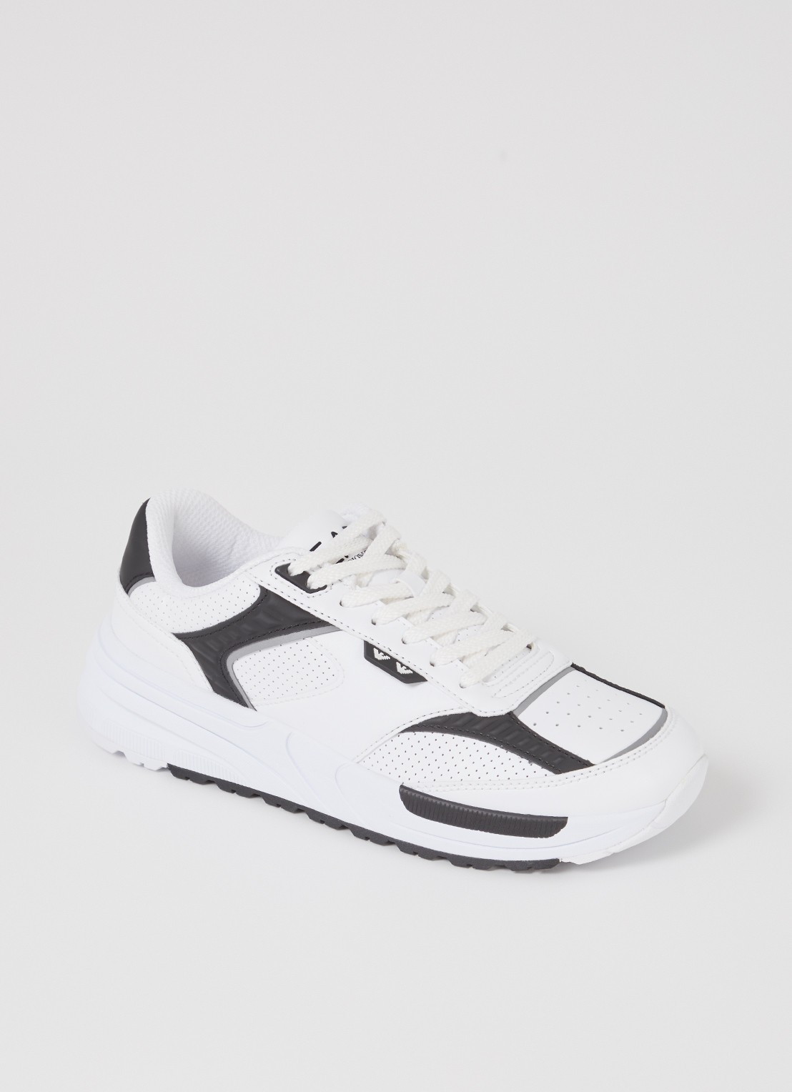 Armani Sneaker met logo - voorkant 4 wit