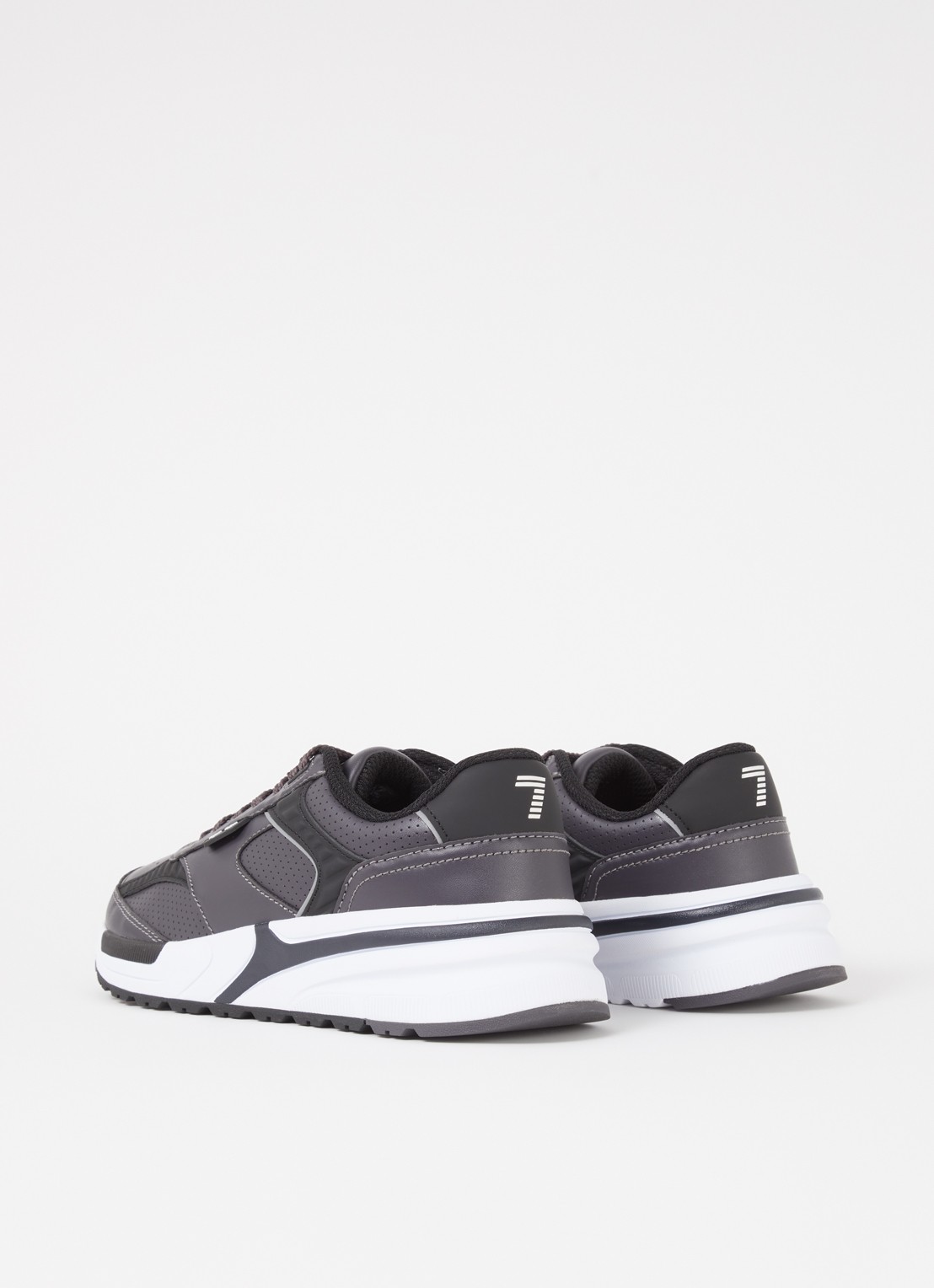 Armani Sneaker met logo - achterkant zwart