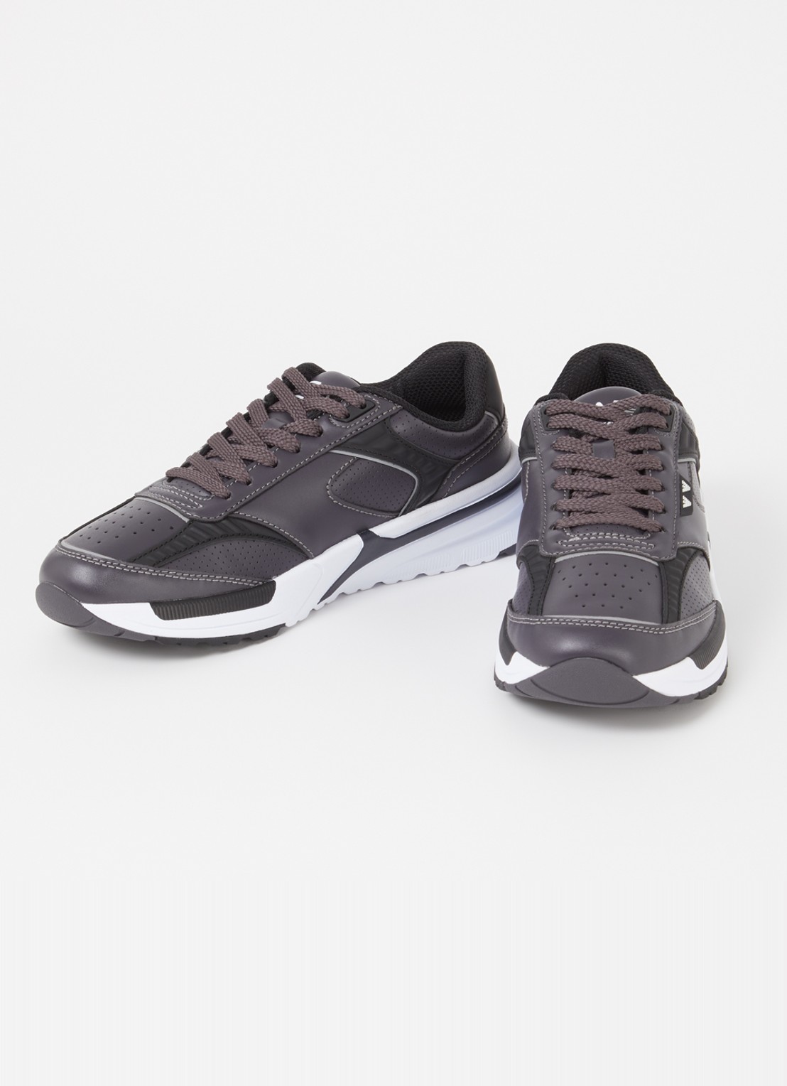 Armani Sneaker met logo - detail 3 zwart