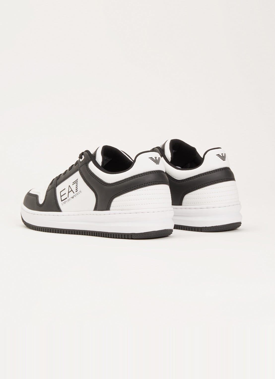 Armani Sneaker met logo - achterkant 4 zwart