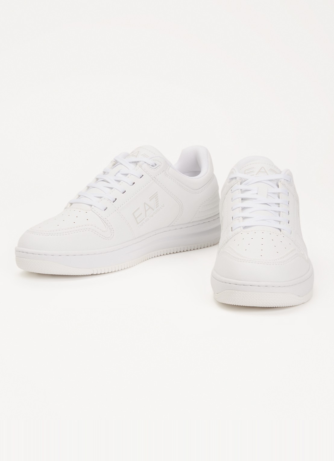 Armani Sneaker met logo - detail 3 wit