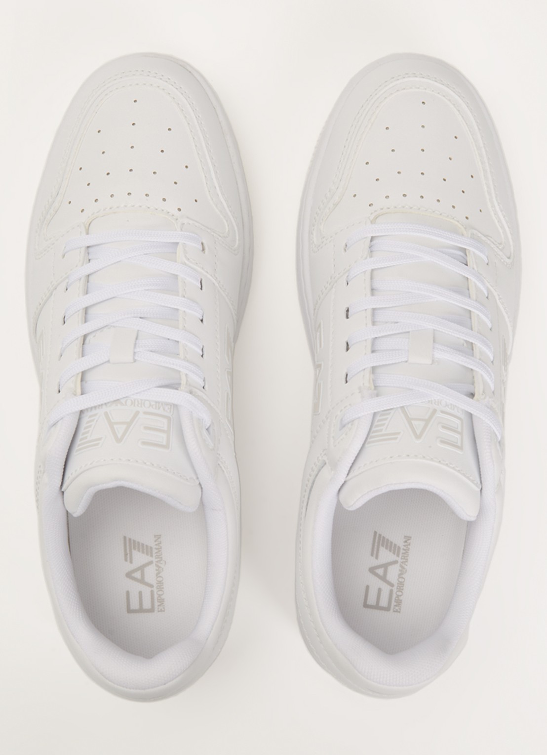 Armani Sneaker met logo - detail 4 wit