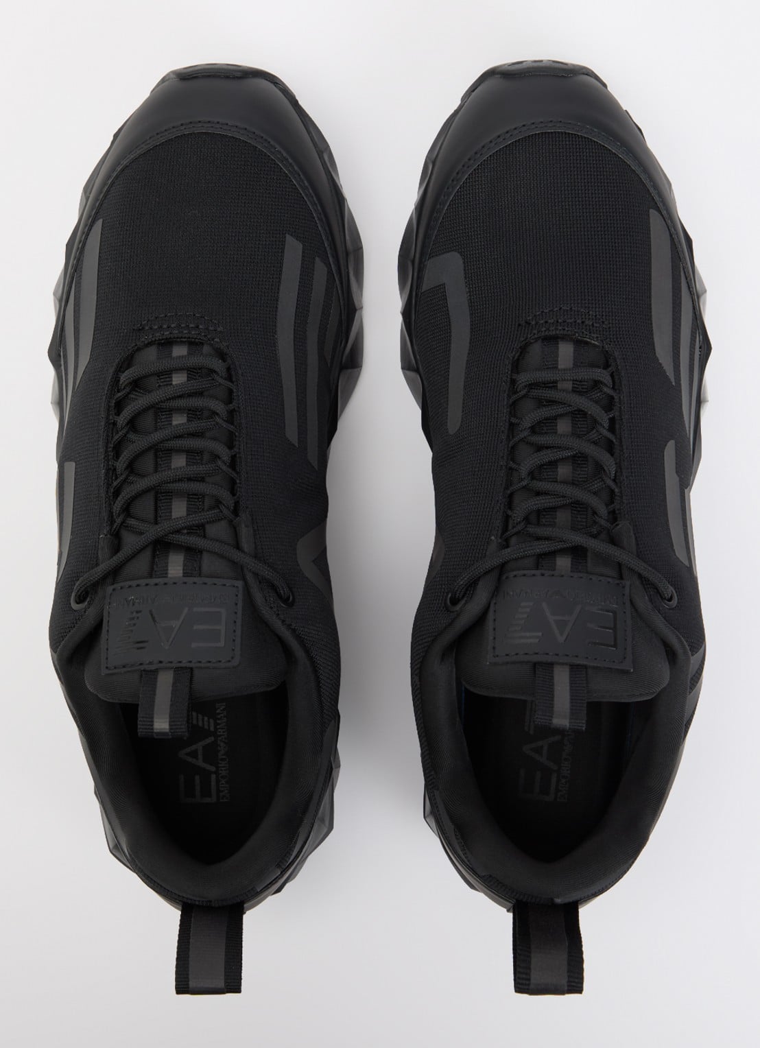 Armani Sneaker met logo - detail 4 diepzwart