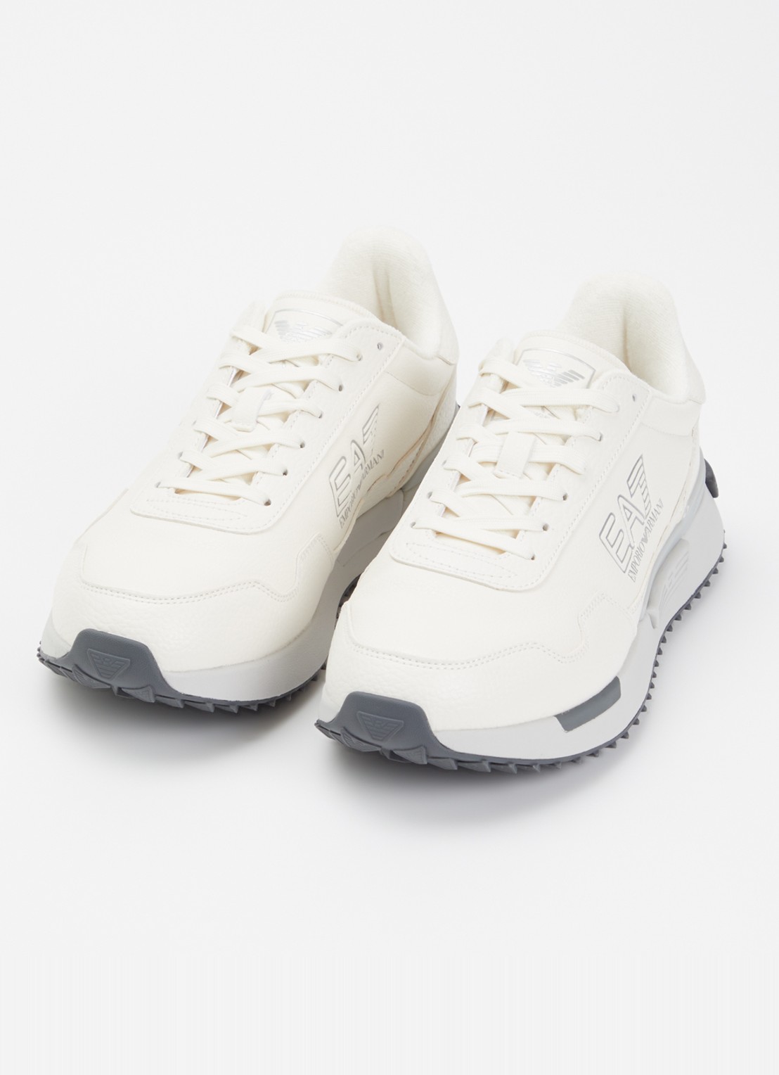 Armani Sneaker met logo - detail 2 gebroken wit