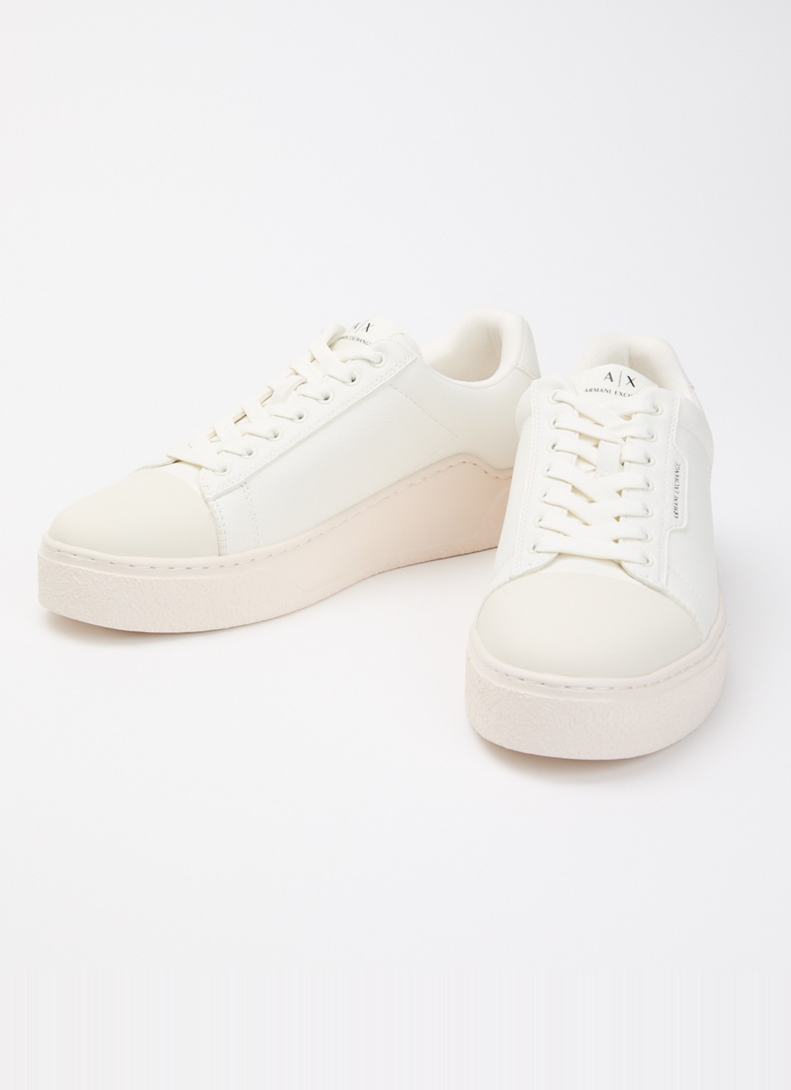 Armani Sneaker met logo - detail 3 gebroken wit