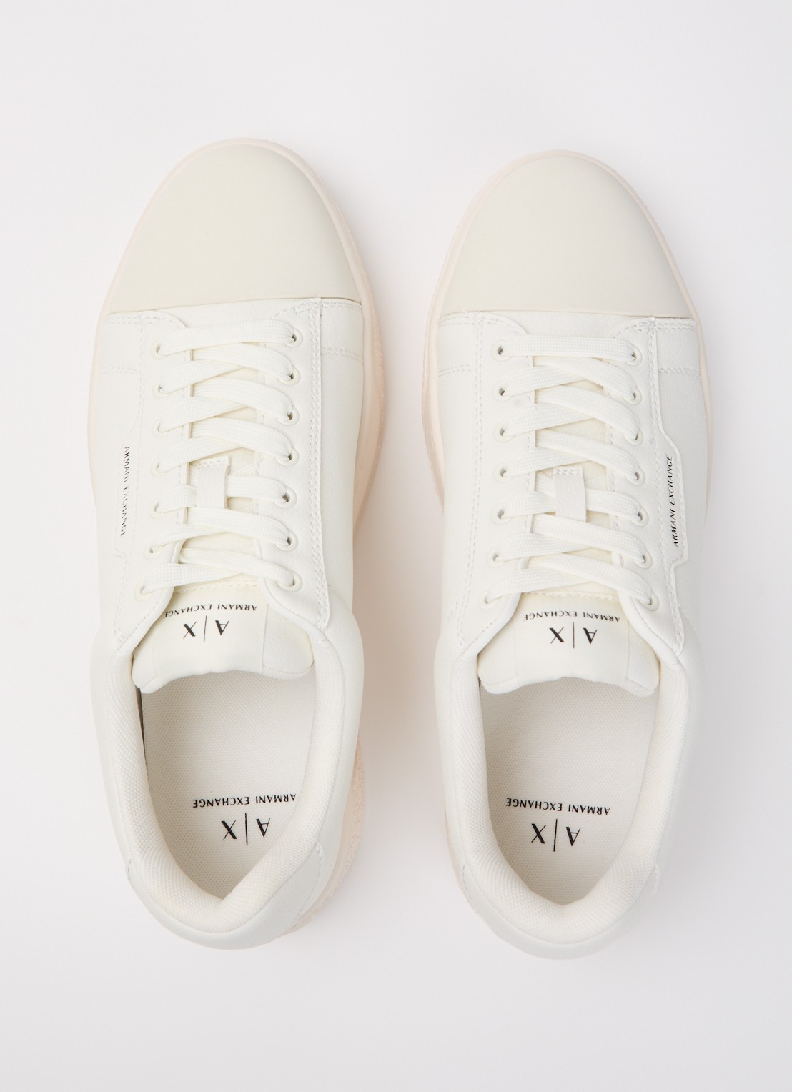 Armani Sneaker met logo - detail 4 gebroken wit
