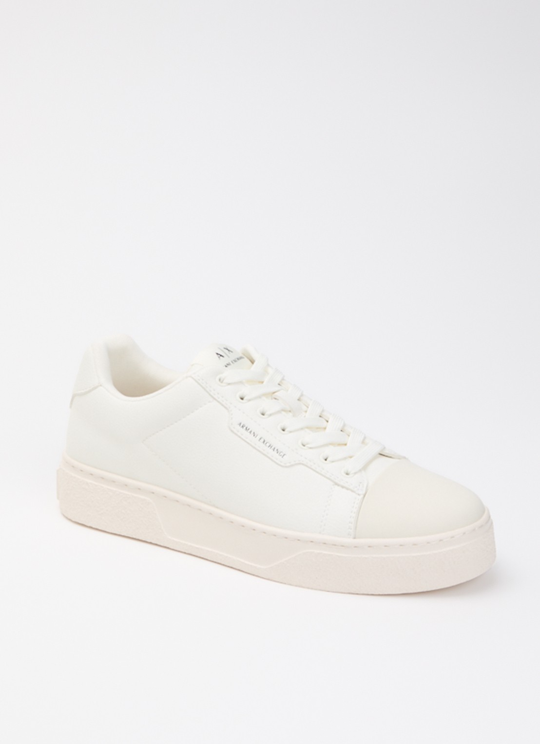 Armani Sneaker met logo - voorkant gebroken wit